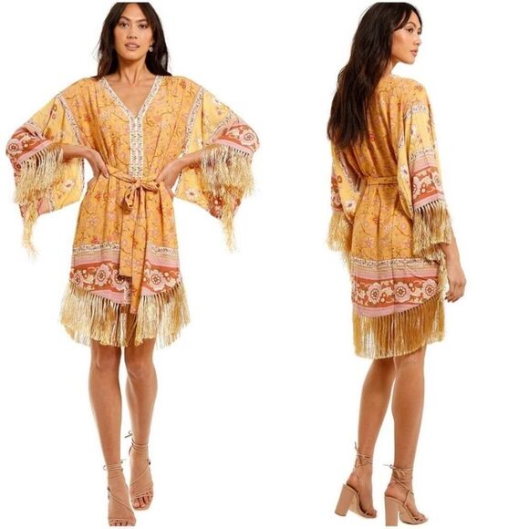 Spell Portobello Road Tassel Dress size XS - Picture 3 of 7